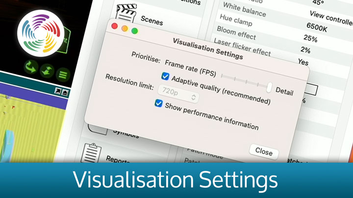 Visualisation Settings